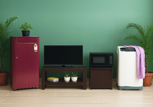 Fridge Washing Machine Microwave and TV Combo